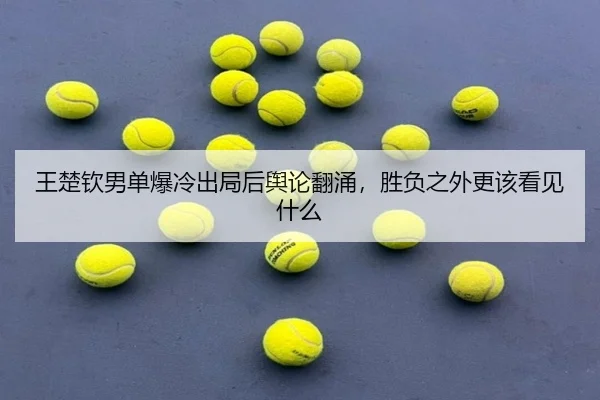 王楚钦男单爆冷出局后舆论翻涌，胜负之外更该看见什么 - qiuwanghui